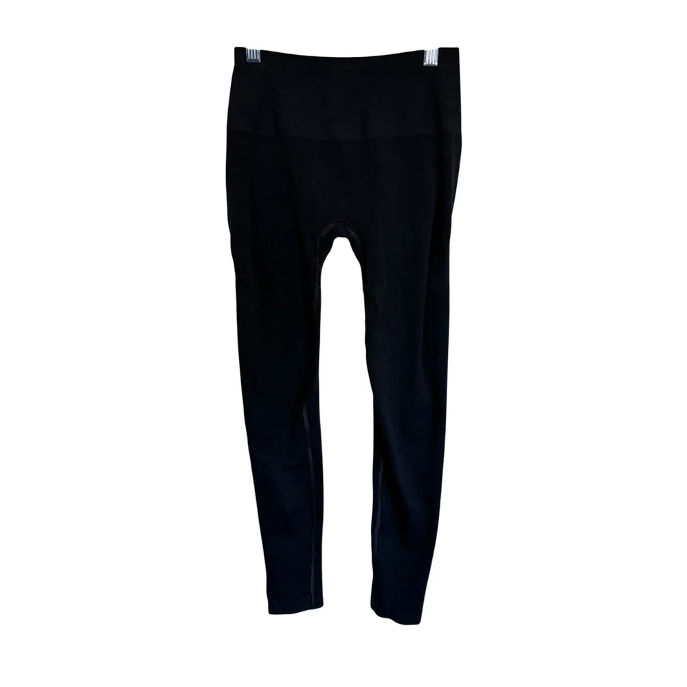 Alphalete Amplify Leggings Womens Small Black High Waisted Scrunch Butt Seamless